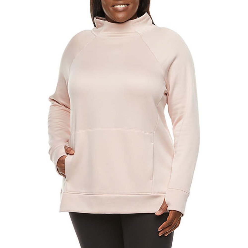 Xersion Sweatshirt long Sleeve Pullover Sweater with thumb hole Small